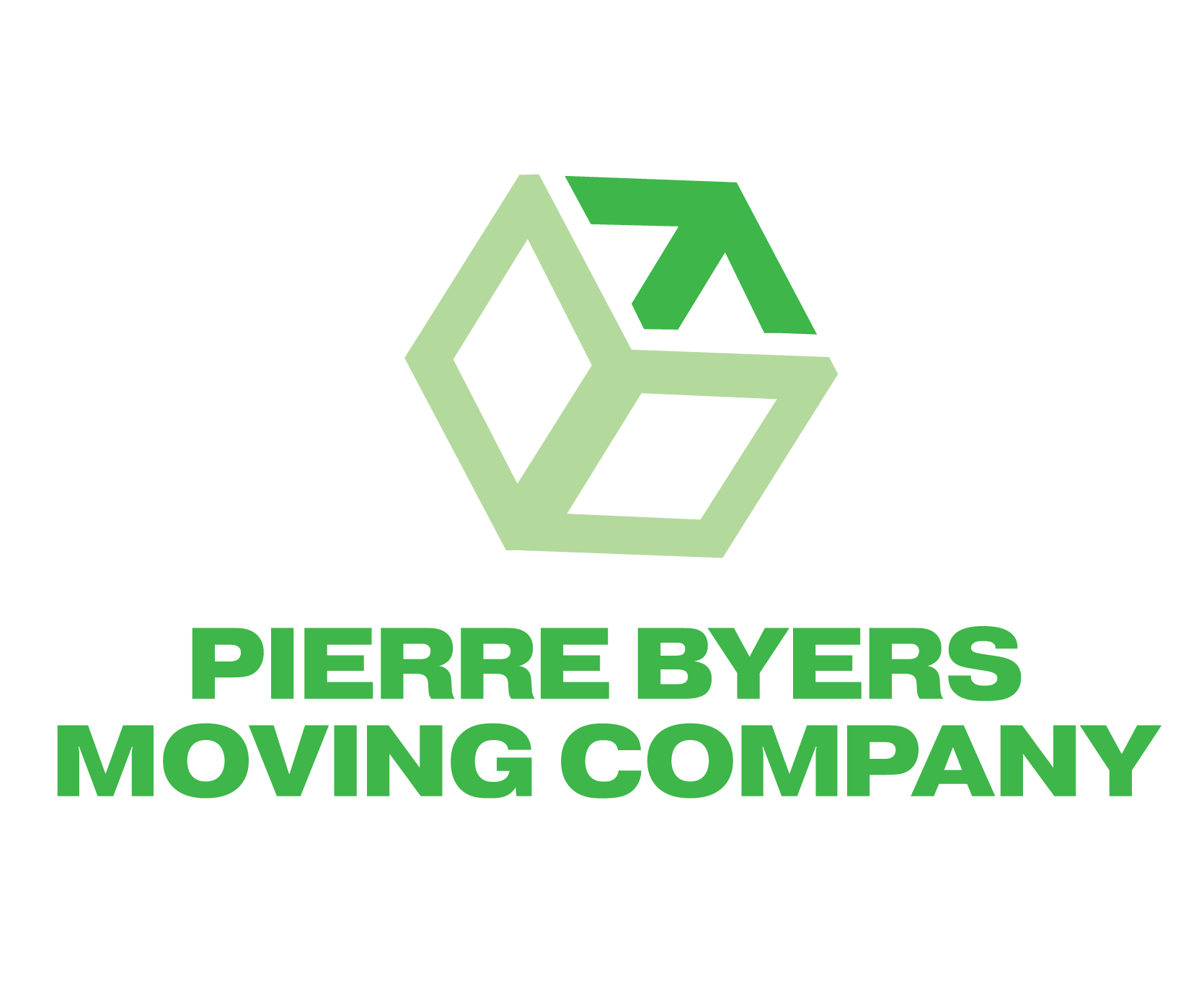 Pierre Byers Moving Company Logo Design by New Vision Graphics 